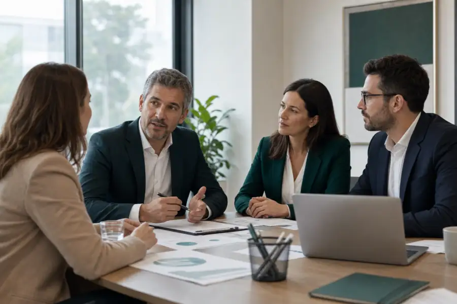 Equipa ISBM em ambiente de trabalho